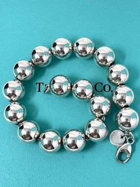 Authentic Tiffany & Co. Ball Beaded 10mm Bracelet.